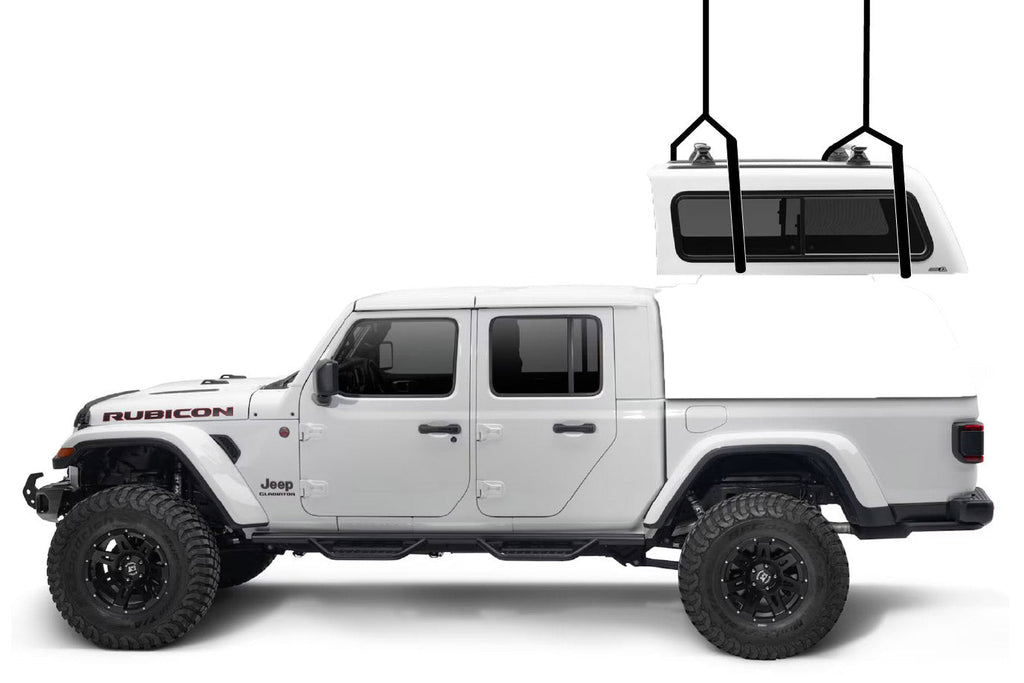 jeep gladiator camper Hoist-A-Top Power Gladiator Camper Shell Remote Control